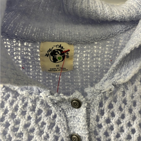 NWT $138 Free People Peri Ice Care Snowdrift Pullover Sweater Size XS - Picture 6 of 8